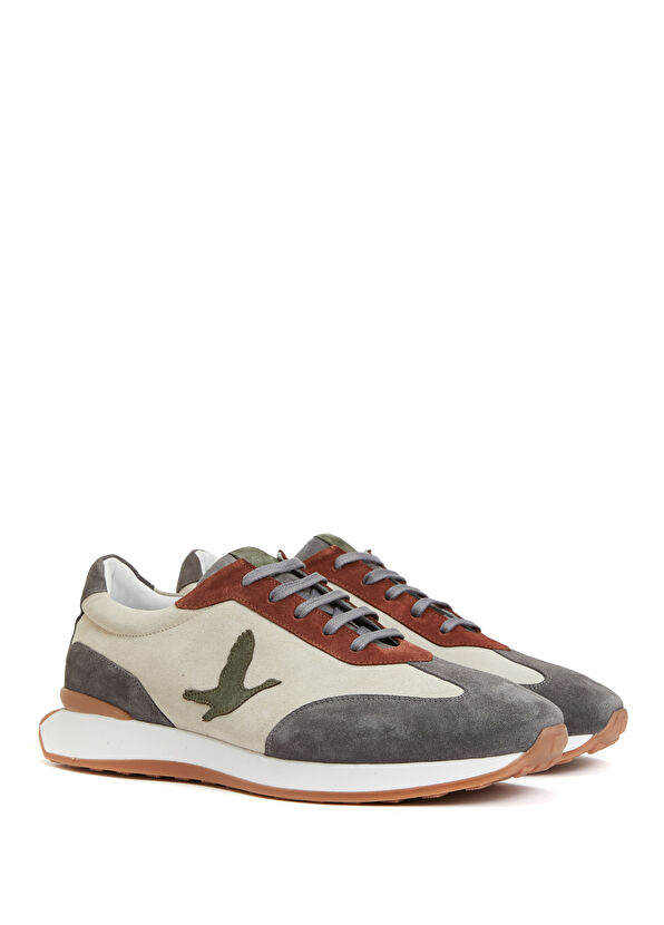 Beymen Club Colorblocked Kaz Logolu Erkek Deri Sneaker - 2
