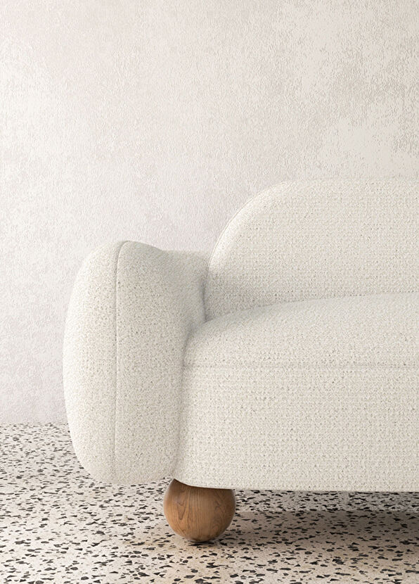 Deekobjects Ear Ekru Ceviz Ayaklı Kanepe - 4