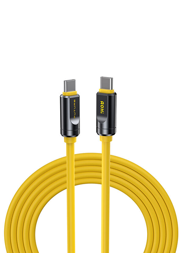 Aohi The Future Adonis USB-C to USB-C PD 3.1 120Gbps 240W 8K Süper Hızlı Şarj Data Kablosu - 1