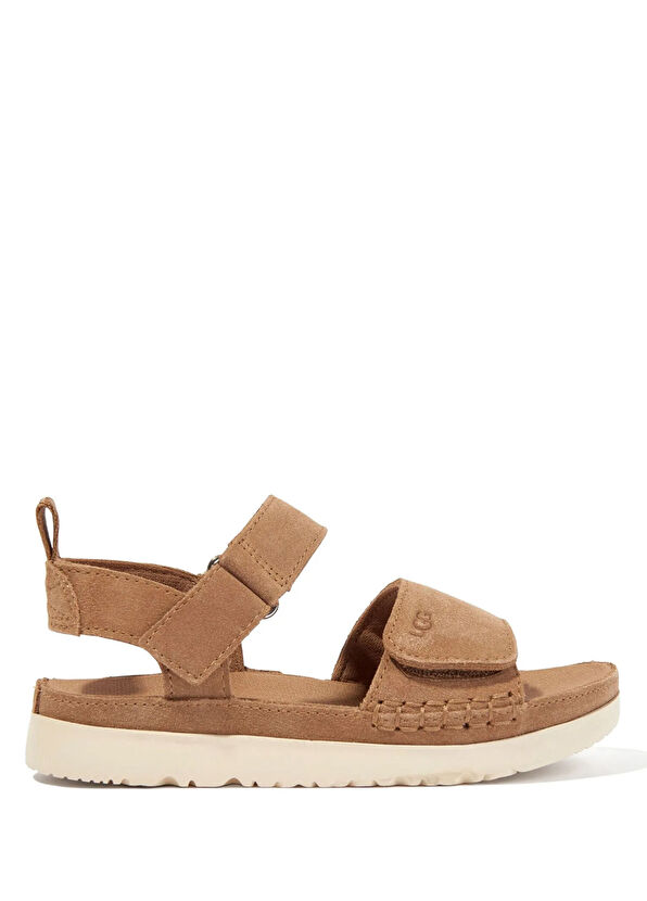 GoldenStar Taba Çocuk Süet Sandalet - Görsel 2