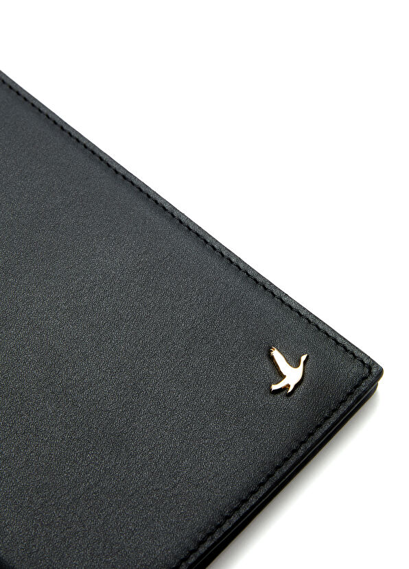 Beymen Club Siyah Logolu Kadın Deri Pasaportluk - 4