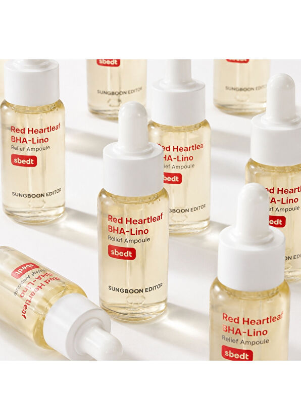 Sungboon Editor Red Heartleaf BHA-Lino Ampul Dengeleyici Ampul Cilt Serumu 10 ml - 3