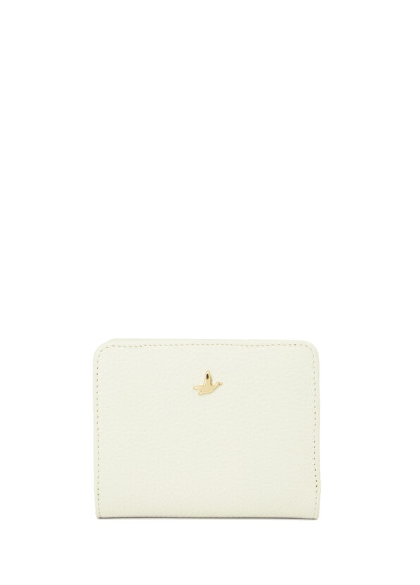 Beymen Club Ekru Logolu Kadın Deri Cüzdan - 1