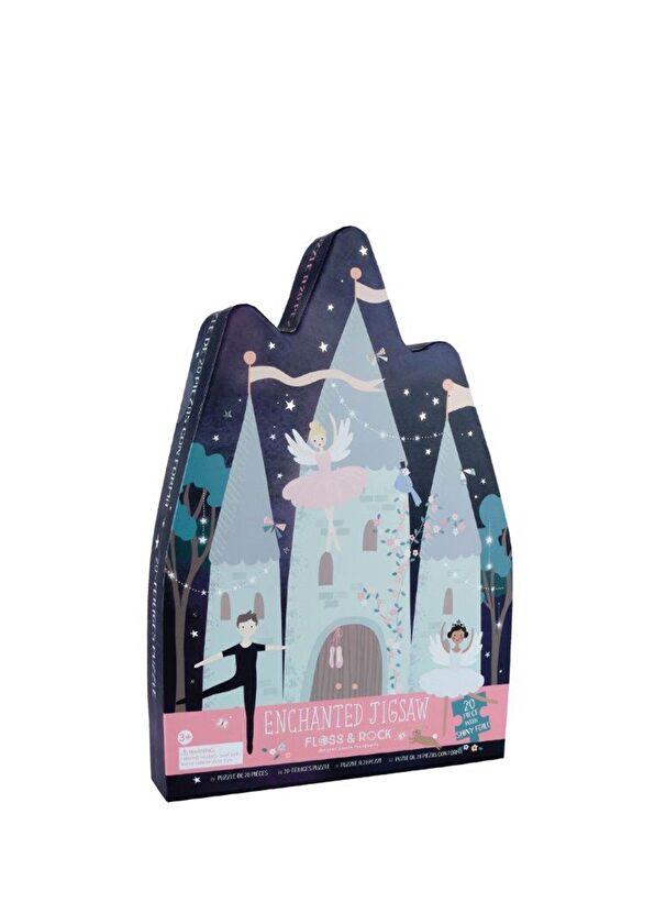 Floss and Rock Enchanted 20 Parça Şato Şekilli Yapboz - 1
