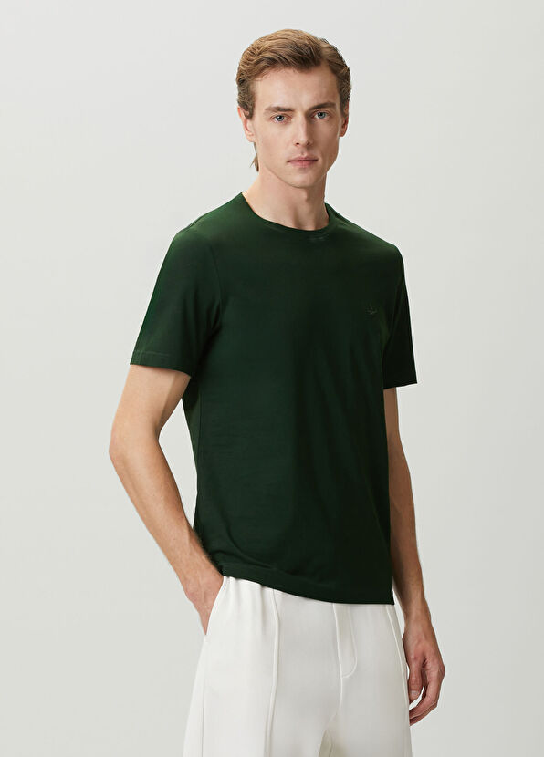Beymen Club Green Basic T-Shirt - 2