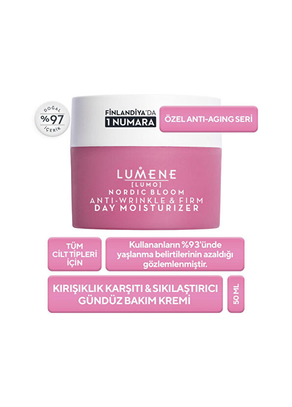 Lumene Anti Wrinkle Firm Day Moisturizer Kırışıklık Karşıtı Sıkılaştırıcı Gündüz Bakım Kremi 50 ml - 2