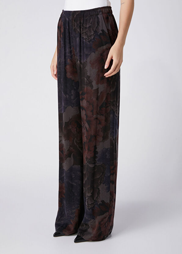 Beymen Club Plum Jacquard Trousers - 2