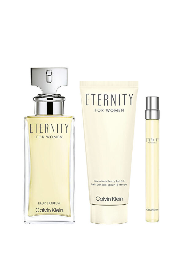 Calvin Klein Eternity Women EDP 100 ml Perfume + +Body Lotion 100 ml + EDP 10 ml Perfume Women's Perfume Set - 2