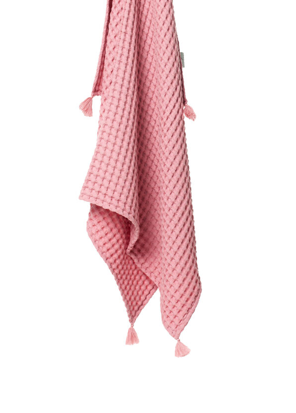 Casadora Baby Pembe %100 Pamuk Waffl Bebek Pike Örtü 90 x 120 cm - 2