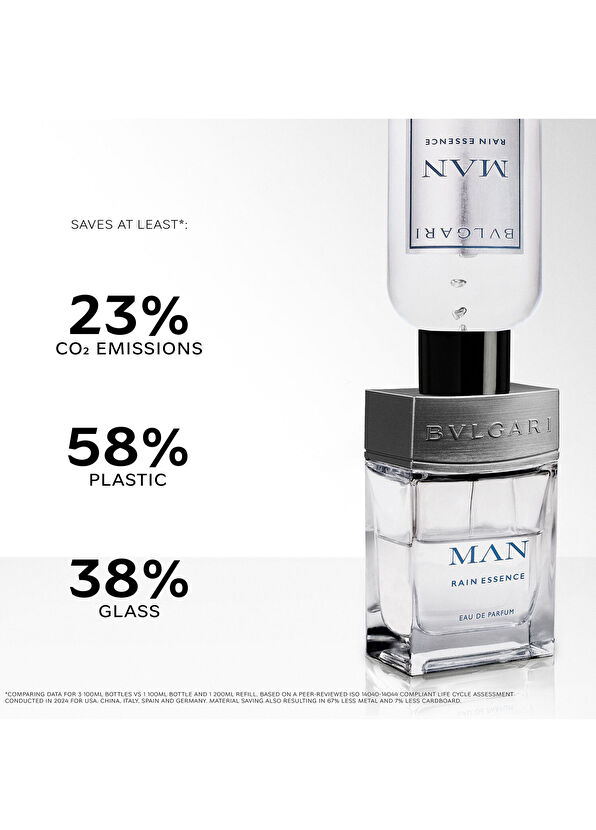 Bvlgari Man Rain Essence Eau de Parfum Refill 200ml - 3
