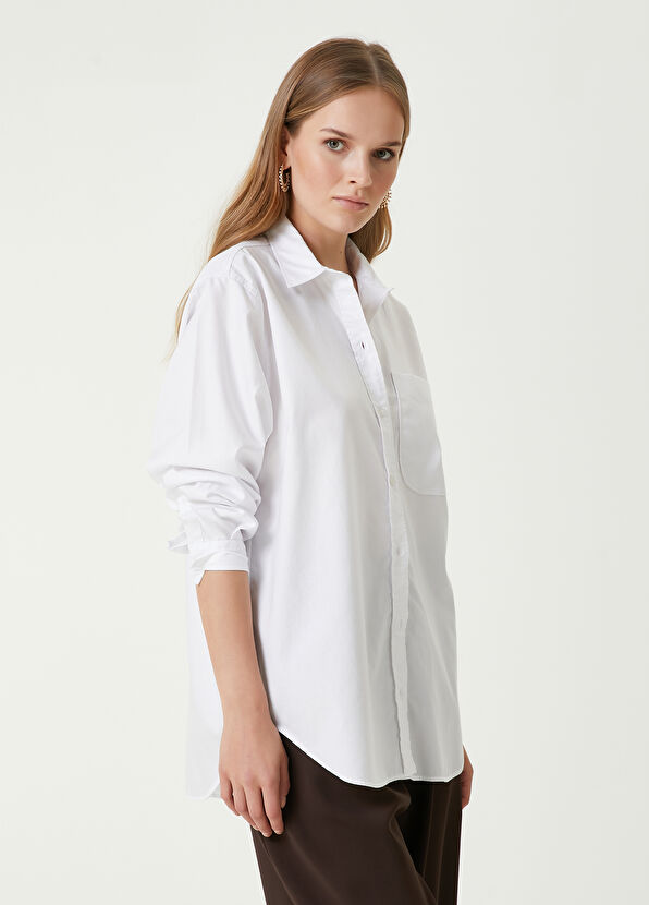 Beymen Club White Pocket Detailed Shirt - 1