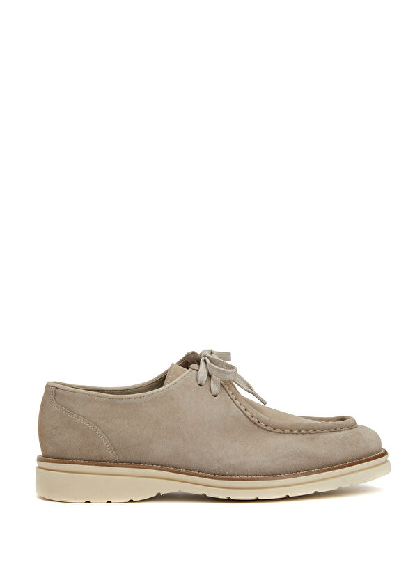 Beymen Club Beige Men's Leather Shoes - 1