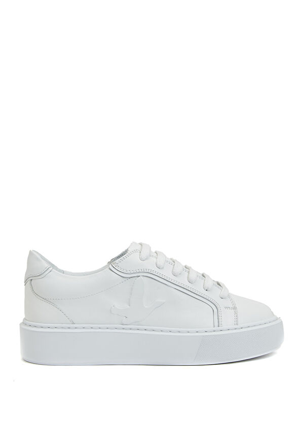 Beymen Club White Women's Leather Sneakers - 1