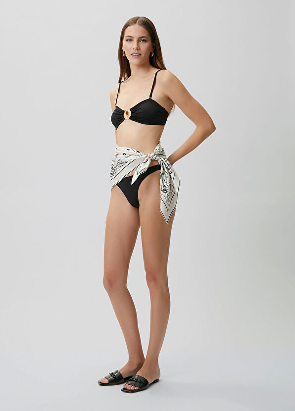Beymen Club Siyah C Metal Tokalı Bikini Üstü - 2