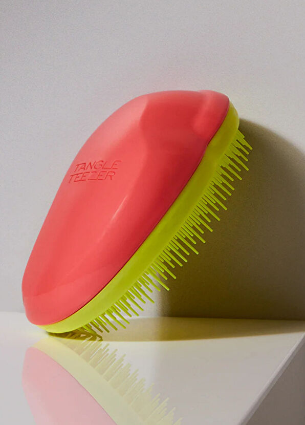 Tangle Teezer Original Salmon Pink Yellow Hair Brush - 4