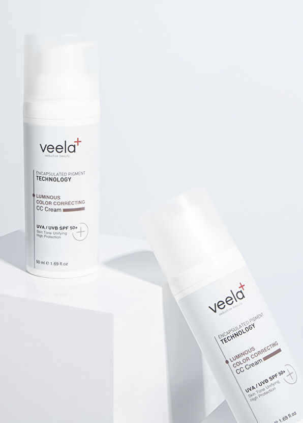 Veela Luminous Color Correcting CC Cream SPF50+ Cilt Tonu Dengeleyici Güneş Kremi 50 ml - 2