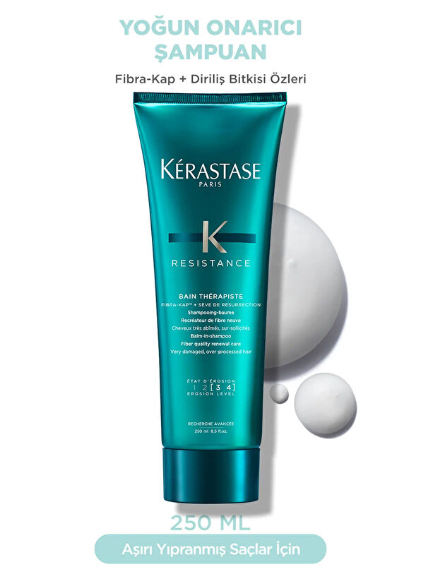 Kerastase Resistance Bain Therapiste Çok Yıpranmış Saçlar İçin Şampuan 250 ml + Onarıcı Maske 200 ml 2'li Saç Bakım Seti - 2