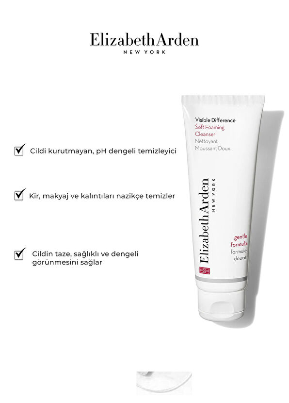 Elizabeth Arden Visible Difference Soft Foaming Cleanser Purifying Facial Cleanser 125 ml - 2