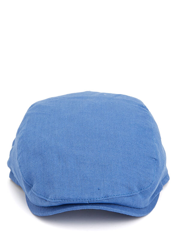 Beymen Club Mavi Erkek Keten Kasket Şapka - 2