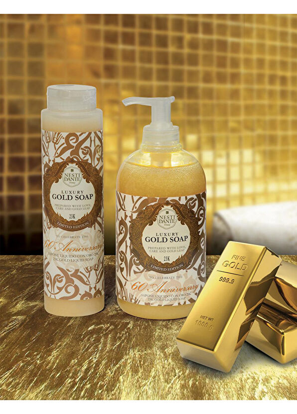 Nesti Dante Luxury Gold Shine Vegan Care Liquid Soap 500 ml - 2