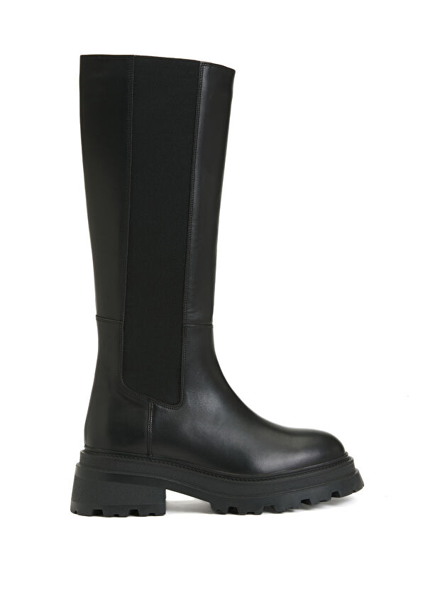 Beymen Club Black Women's Leather Boots - 1