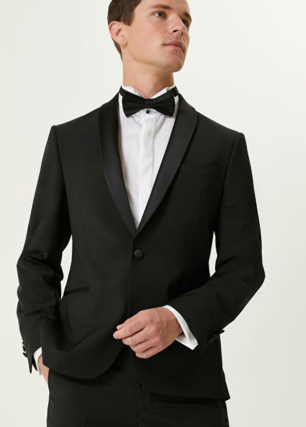 Beymen Club Siyah Yün Smokin - 2