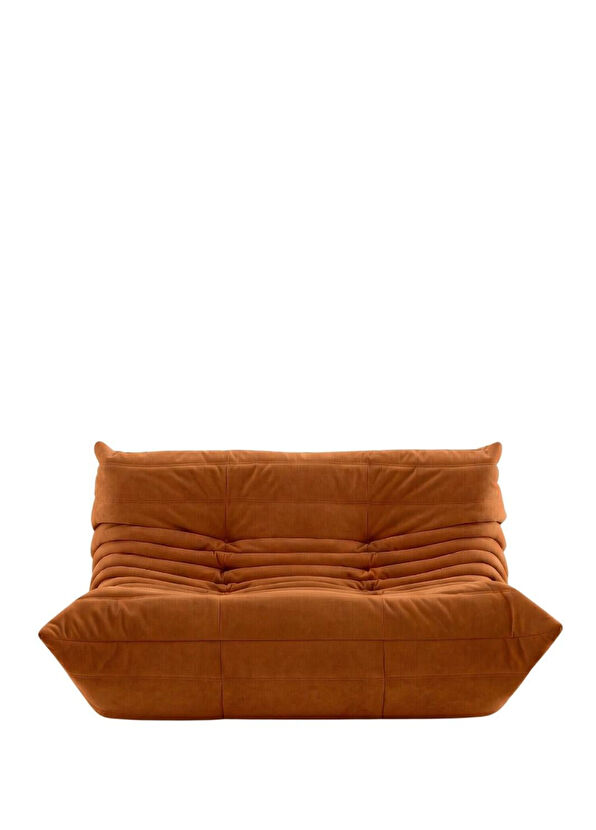 Ligne Roset Togo Dark Camel İkili Kanepe Koltuk - 1