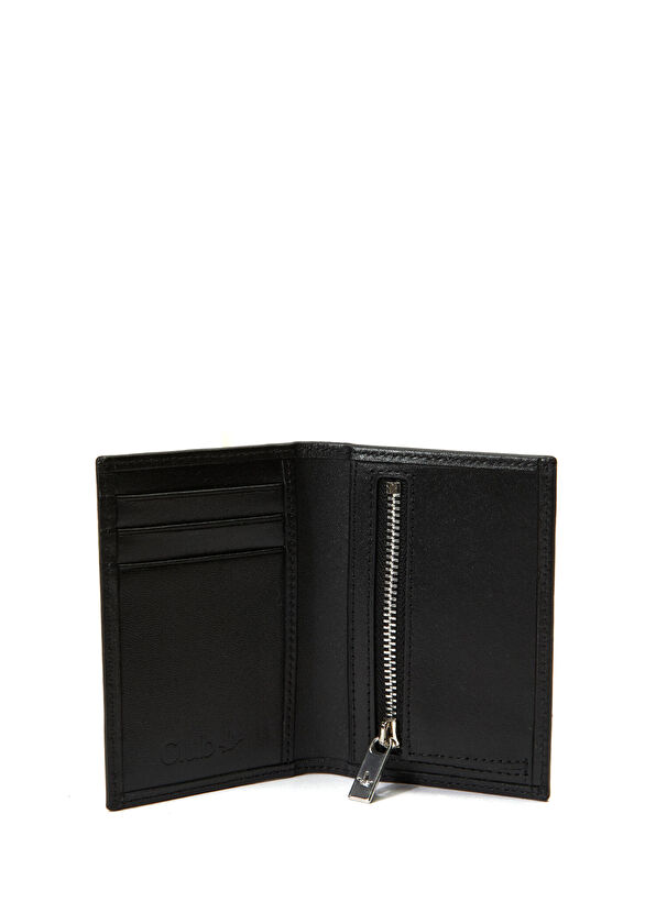 Beymen Club Black Men's Leather Card Holder - 3