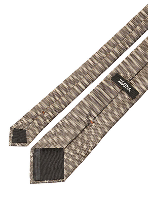 Zegna Gri İpek Kravat - 2