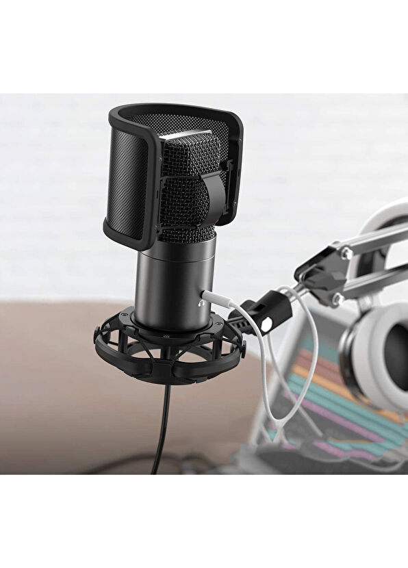 Fifine T683 Usb Type C Profesyonel Siyah Mikrofon Seti - 4