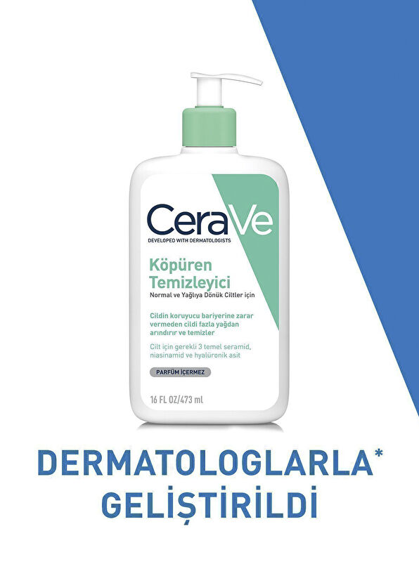 CeraVe Arındırıcı Köpüren Jel Yüz Temizleyici 473 ml - 4
