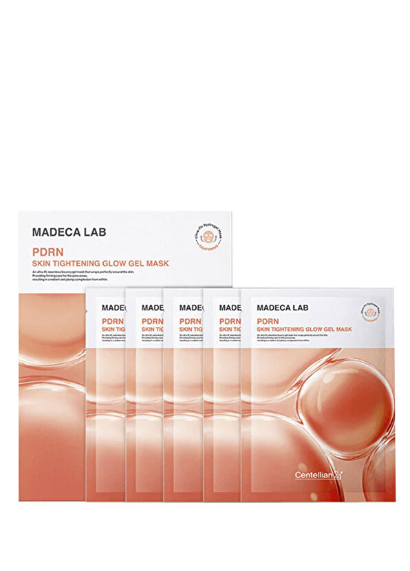 Centellian24 PDRN Skin Tightening Glow Gel Mask Firming Hydrogel Mask with Salmon DNA 5 x 22 ml - 1