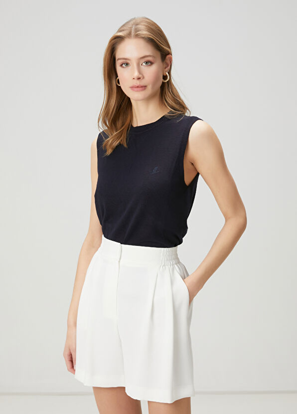 Beymen Club Navy Blue Sleeveless Sweater - 1