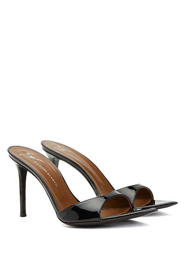 Siyah Kadın Deri Terlik - Görsel 3