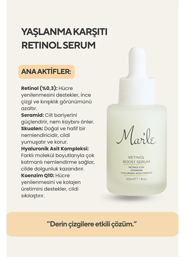Mar'le Retinol Anti-Aging Skin Serum 30 ml - 3