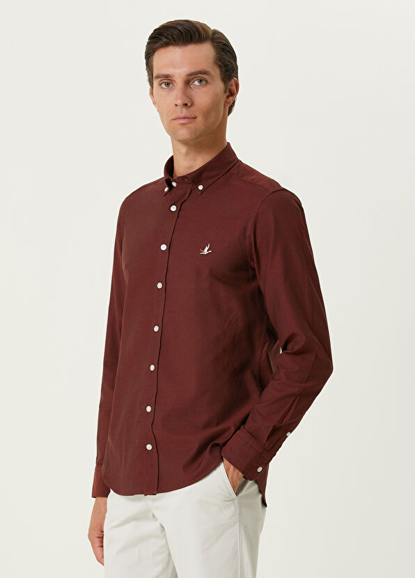 Beymen Club Comfort Fit Tile Oxford Shirt - 4