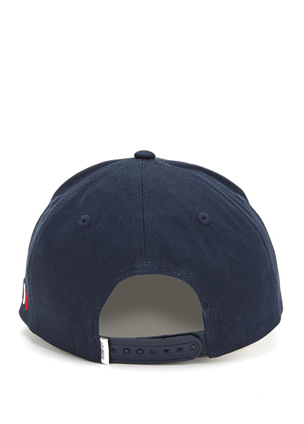 Lacivert Erkek Organik Pamuk Şapka - Görsel 4