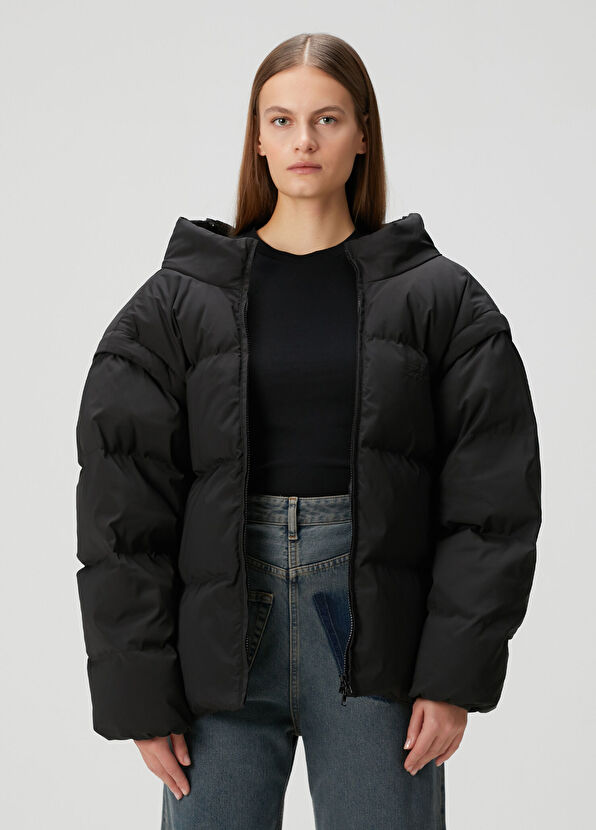 MM6 Maison Margiela Siyah Puff Mont - 1