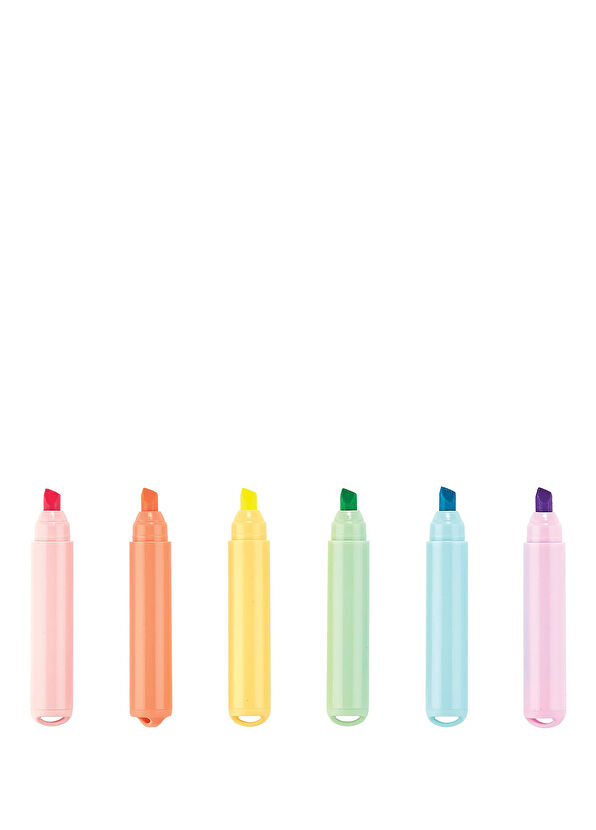 Ooly Beary Sweet Mini Kokulu Highlighter 6'lı Fosforlu Kalem - 2