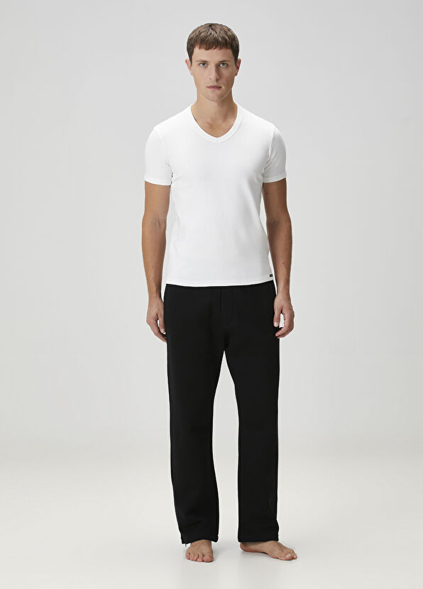 Tom Ford White V-Neck Pajama Top - 2