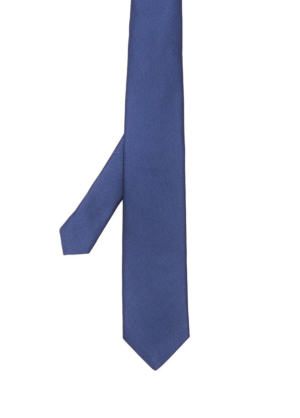 Beymen Club Navy Blue Diagonal Textured Tie - 1