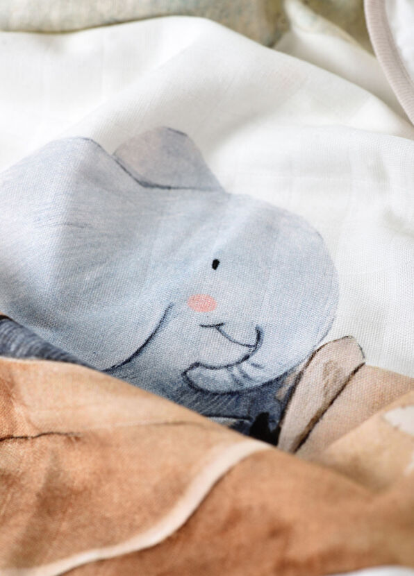 Casadora Baby Happy Tony 100% Organic Cotton 2-Piece Muslin Cover Set - 3