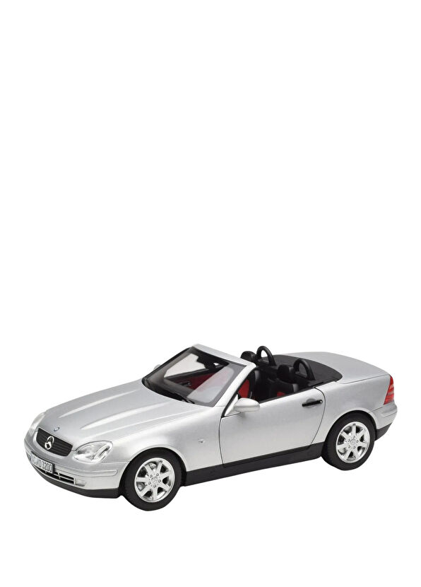 Norev 1:18 1996 Mercedes Benz SLK 350 Brillant Silver Model Car - 1