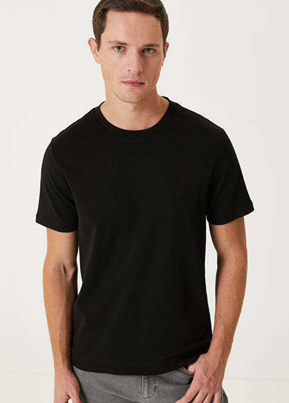 Black T-Shirt Beymen Club Black T-Shirt - 2
