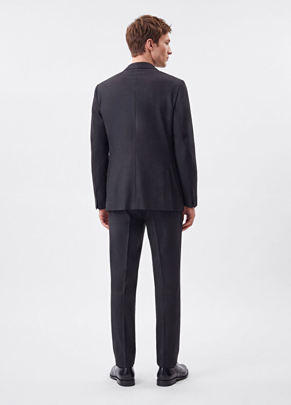 Beymen Club Anthracite Light Flannel Wool Suit - 4