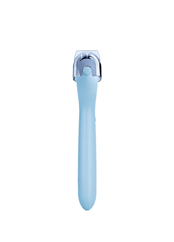Geske MicroNeedle Face Roller Blue Mikro İğneli Buz Başlığı Pembe Kuvars Başlıklı Dermaroller Bakım Cihazı - 4