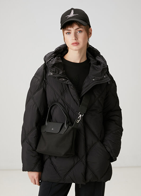 Beymen Club Black Hooded Puffer Jacket - 1