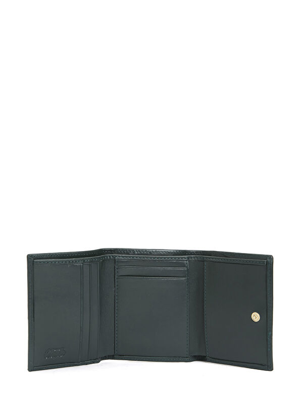 Beymen Club Yeşil Kadın Deri Cüzdan - 3