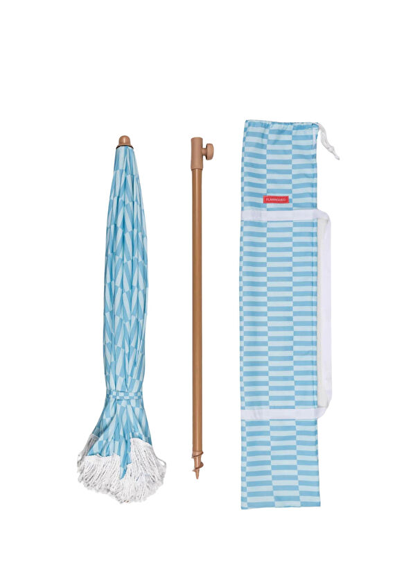 Flamingueo Caramel Mavi Plaj ve Bahçe Şemsiyesi - 3