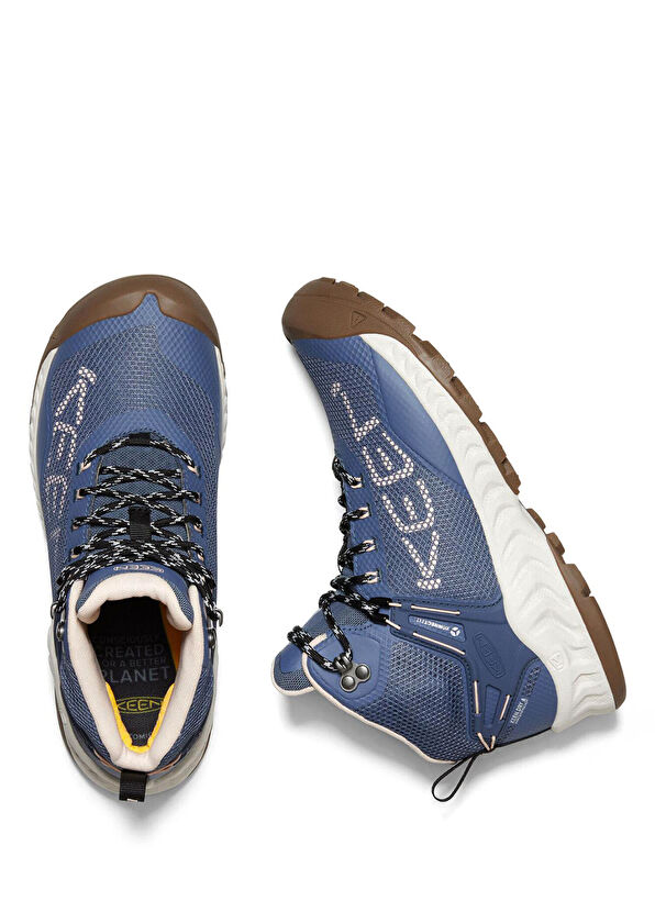 Keen Nxis Evo Vintage Indigo Harbour Grey Waterproof Women's Hiking Boot - 4